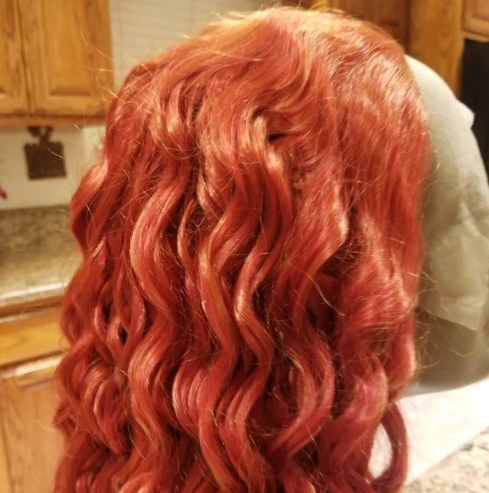 Copper Red Beauty Lace Front Wig